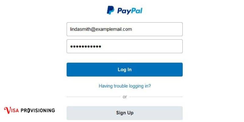 How do make login to my PayPal account?