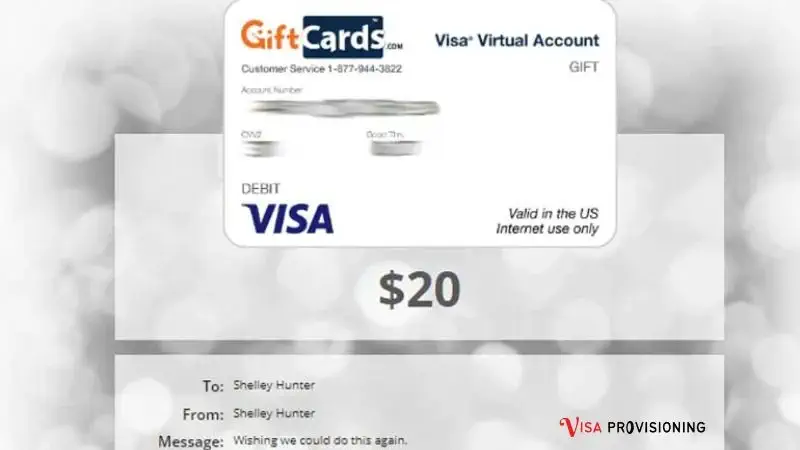 Instant Virtual Visa Gift Cards